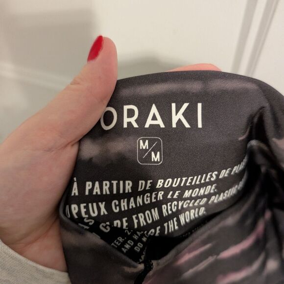 Women's Tie-Dye High-Waisted Shorts - Picture 4 of 4